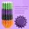 200 Pcs Halloween Grease-Resistant Mini Cupcake Liners Orange Purple Black Green Donuts Baking Cup Disposable Paper Cupcake Wrappers Muffin Case Trays Baking Wraps Halloween Birthday Party​